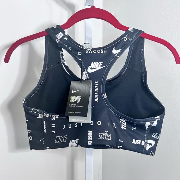 Nike Swoosh Logo Sports Bra Size Medium - Picture 5 of 11